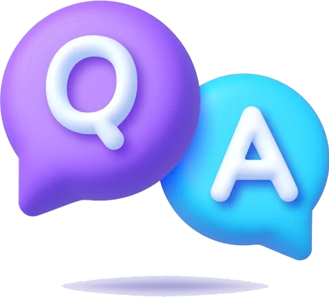 FAQ text displayed on desktop and mobile view.